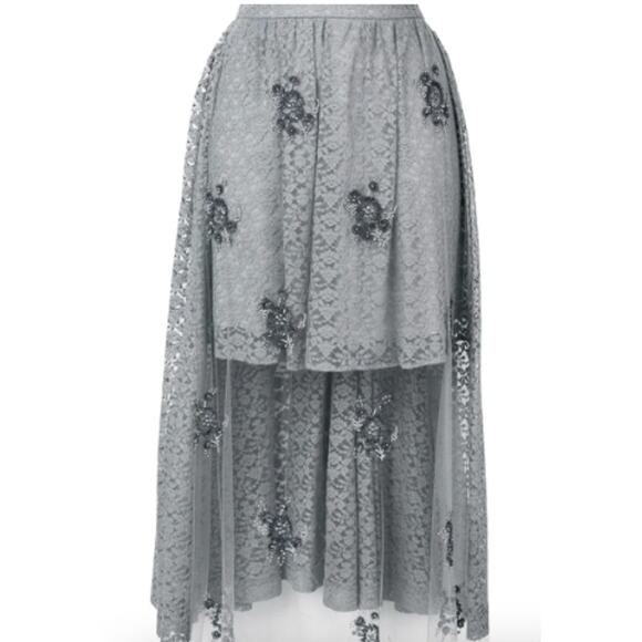 Stella McCartney embellished lace high-low skirt - Picture 2 of 11